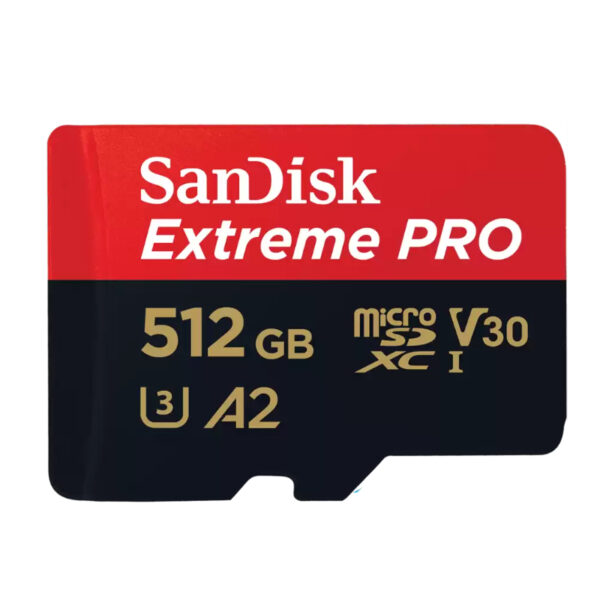 SanDisk 512GB Extreme PRO MicroSD