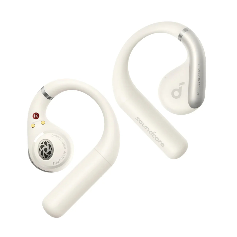 Anker Soundcore AeroFit Open-Ear Earbuds (Calm White)