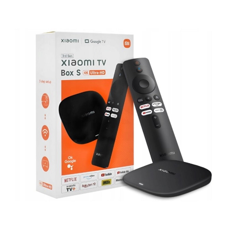 Xiaomi TV Box S 3rd Gen 4K UHD Google TV Streaming Device