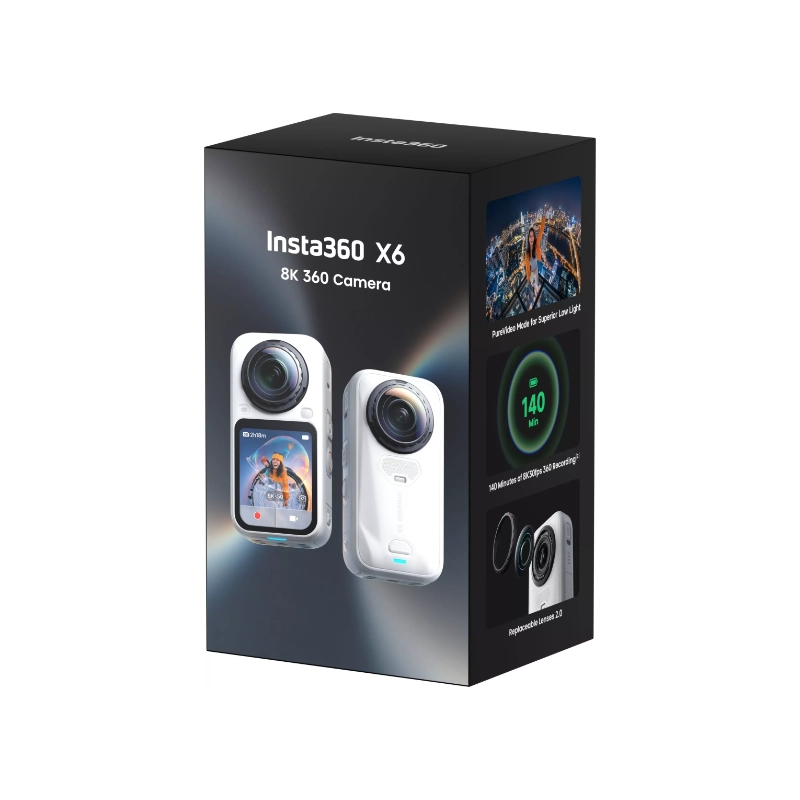 Insta360 X6 8K 360° Camera Standard Bundle