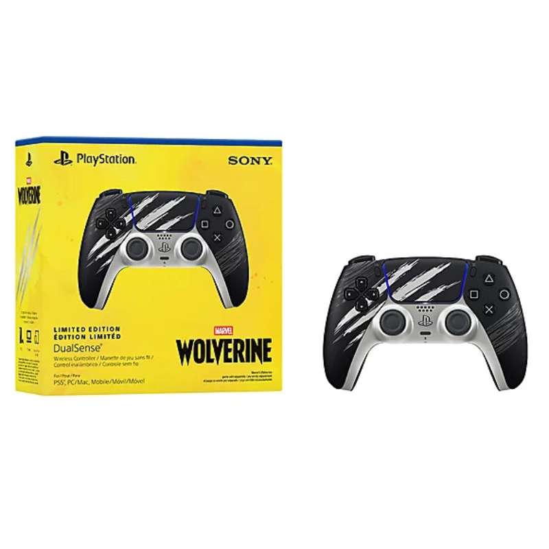DualSense Wireless Controller Marvel’s Wolverine Adamantium Limited Edition a