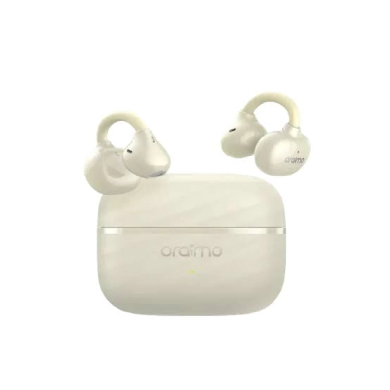 oraimo OpenSnap Air Open-Ear True Wireless Earbuds Original Pearl White